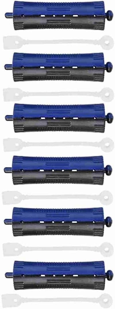 Haarrollers Set - Krulspelden Krullers - Haar Styling - Antislip Grip Ontwerp - 6 Stuks 9.5 Cm - Willekeurig