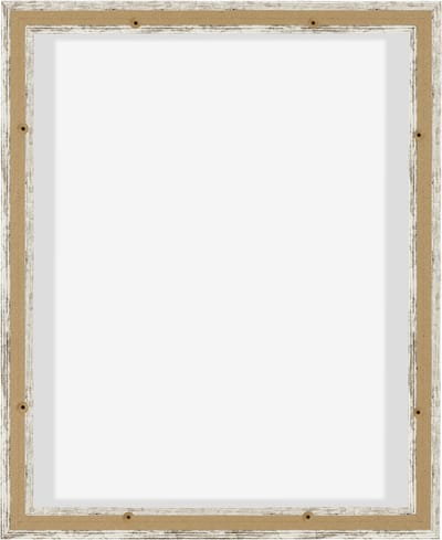 Baklijst 60x70 cm - Wit Vintage - Geschikt voor Canvasdoek - MDF Baklijst Lausanne
