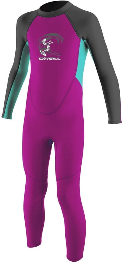 Rugwetsuit met volledige rits voor meisjes O'Neill Reactor-2 2 mm
