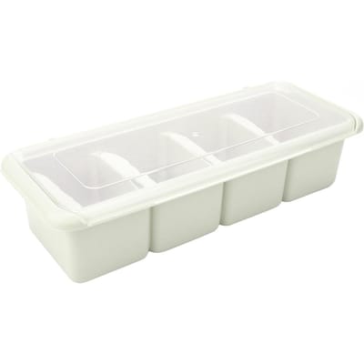 Kruidenbox met 4 vakken Kruidenrek Organizer Condimenthouder Container(Groen) groen