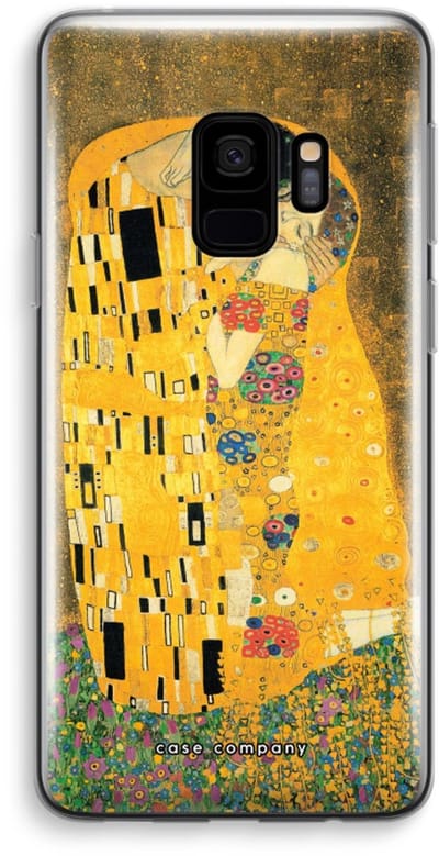 Case Company® - Hoesje geschikt voor Samsung Galaxy S9 hoesje - Der Kuss - Soft Cover Telefoonhoesje - Bescherming aan alle Kanten en Schermrand