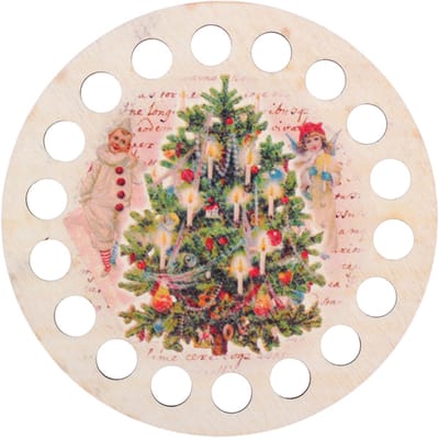 GARENHOUDER MULTIPLEX - ROND OPDRUK KERSTBOOM - RTO