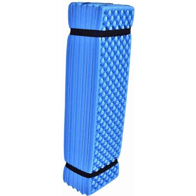 Tapis de Camping en mousse d'extérieur, tente de plage pliante, matelas imperméable Blue