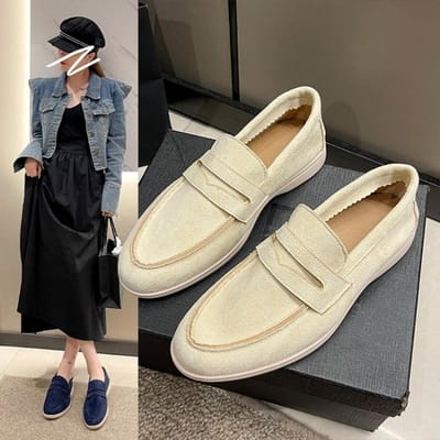 Social Suede Rijschoenen Echt Leer Heren Casual Schoenen Luxe Zachte Heren Loafers Mocassins Instappers Vrije Tijd Wandelschoen 36 black