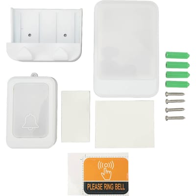 Draadloze Deurbel LED Kleur Batterijgevoed Dovenstomme Diensten Beller voor Ouderen Deurbel