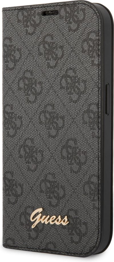 GUESS GUBKP14LHG4SHK iPhone 14 Pro 6.1 "black / black book 4G Vintage Gold Logo