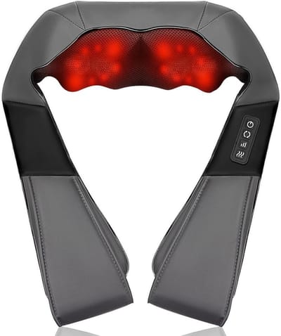 DDStar® Massage pads - Nekmassage - Elektrische massage - Shiatsu Nek- en Rugmassage - Zwart