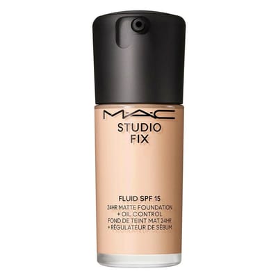 Mac Studio Fix Fluid SPF15 NC10 30ml – Foundation, 24-Hour Wear, For Oily Skin, NC10, SPF 15, Suitable For Daily Makeup Routine