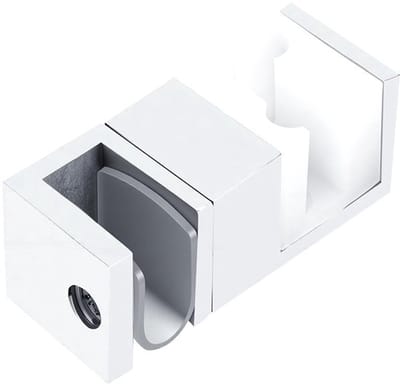 SPHProducts - Schuifdeuronderhouder - Roestvrij staal - Anti-roest - Zilver