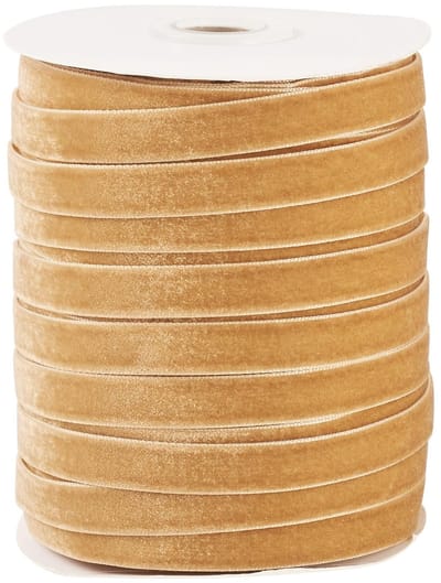 Dailygoods- Fluweel Lint 10 mm - Enkelzijdig - Decoratief Lint - Cadeauverpakking - Feestdecoratie - 50 Yards (45,72 m) - Decoratielint