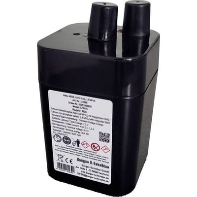 Berger & Schröter Speciale oplaadbare batterij 4R25 LiFePO4 6.4 V 6 Ah 1 stuk(s)
