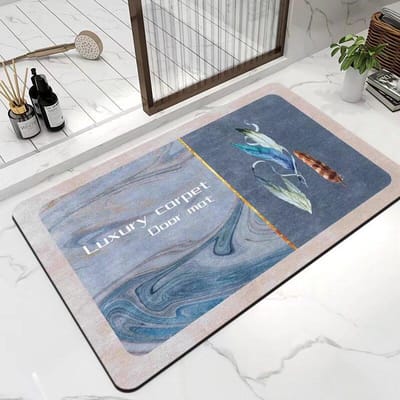 Olieverf Diatomeeënaarde Kussen Toilet Deurmat Antislip Absorberende Badkamer Voetmat Toilet Deurmat Tapijt 40 * 60cm