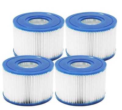 4 stuks Filterpatroon geschikt voor Intex Pure Spa Type S1 29001 Filters - voor opblaasbare spa - filter jacuzzi - filter zwembad