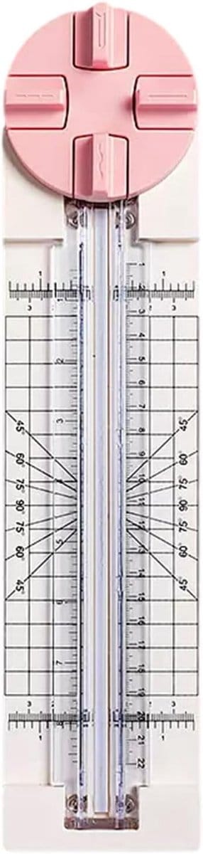 Papier Snijmachine - Papier Trimmer - DIY Projecten - Nauwkeurig Snijden - 35.5 x 8.3 cm - Roze