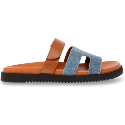Steve Madden Jmissilee Sandals Denim Multi Maat: 34 | Schoenen Outlet | Unisex | Blauw