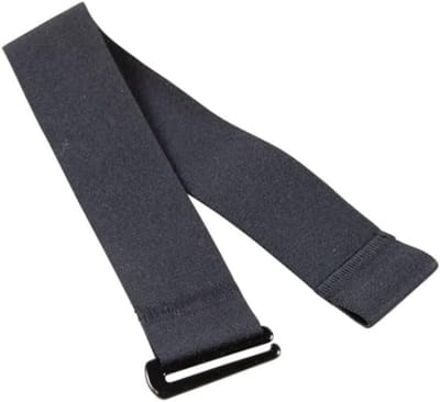 Verlengband Hartslagmeter - Extra band - Sportactiviteiten - Verstelbare pasvorm - Maat M - Zwart