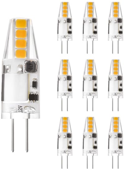 Kobi LED Lamp G4 1.5W - 170lm - 4000K - 12V - Voor Keuken, Kastverlichting of Display - G4 Insteeklampje - 10 stuks