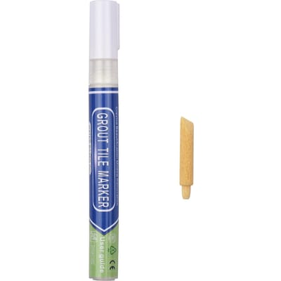 BIGTHUMB Grout Pen op waterbasis Tegelvoegverf Pen Renew Repair Marker Tegelvoeglijncoating met wit