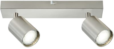 Integral Plafondspot Siena Mat Nikkel voor 2x GU10 lamp (niet meegeleverd) | 2x GU10