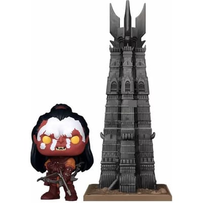 The Lord Of The Rings Lurtz with Orthanc (Pop! Town) vinylfiguur 02 Unisex Funko Pop! - Neutraal - Standard