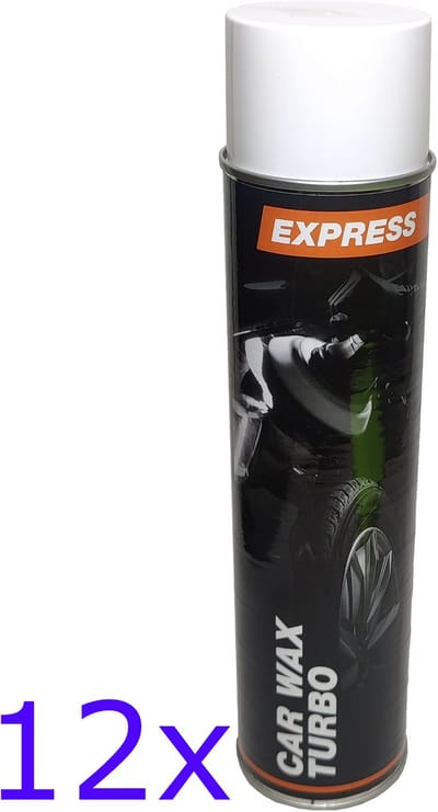 12x Autowax turbo wax 600 ml spuit polish voor auto, boot, caravan