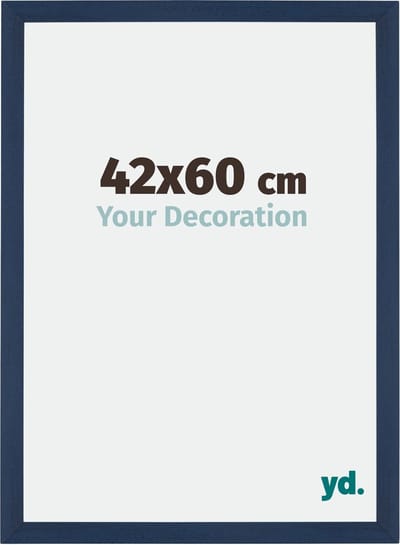Your Decoration - Fotolijst 42x60 cm - MDF - Donkerblauw Geveegd - Mura