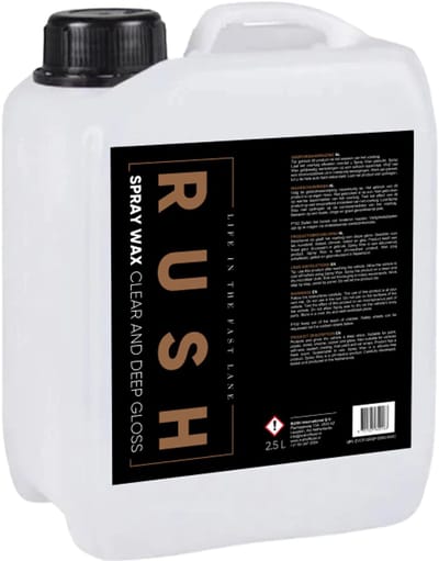 RUSH Spray Wax - autowax - - Zorgt voor diepe en egale glans - Voor lak, kunststof, metaal, chroom en glas - Geeft een beschermende laag - Voor iedere Auto - auto schoonmaken