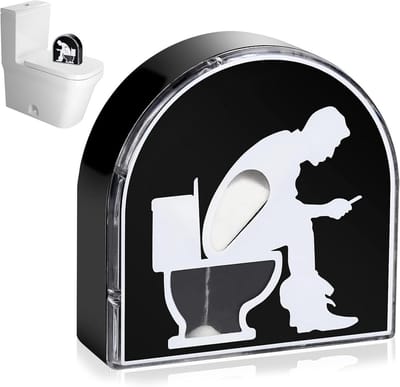 Grappige Zandloper Timer voor Toiletbezoek - 5 Minuten Zandloper WC Gadget