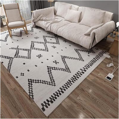Elektrisch Verwarmd Tapijt - Verwarmde Vloermat - Comfort Verwarmen - Grafeen Verwarmingstechnologie - 55 x 190 cm - Color2