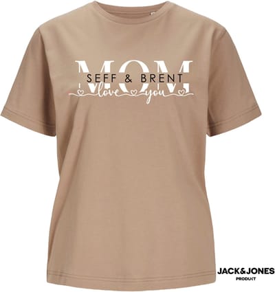 T-shirt Mama - Persoonlijk cadeau voor Mama met naam - graag gelijk de naam doorgeven na je bestelling - Leuke cadeau voor moederdag