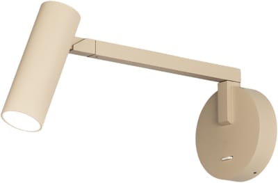 Lumidora Wandlamp 75498 - Voor binnen - FELICIA - GU10 - Beige - Zand - Metaal - Badkamerlamp - IP21