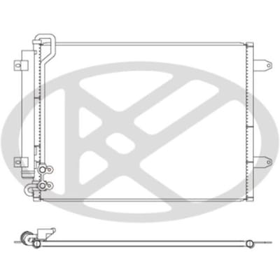 Condensator, airconditioning KOYORAD CD440710