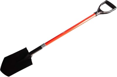 Ergonomische Tuin schop 115 cm met Glasvezel steel voor tuinieren en verplanten