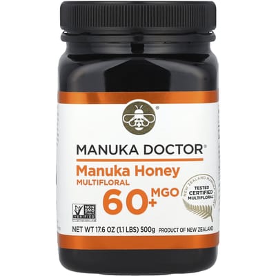 Manuka Doctor, Manuka Honing Variëteit Honing, MGO 60+, 500 g (17,6 oz)