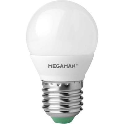 MEGAMAN LED lamp E27 Miniglobe 5.5W, warmwit