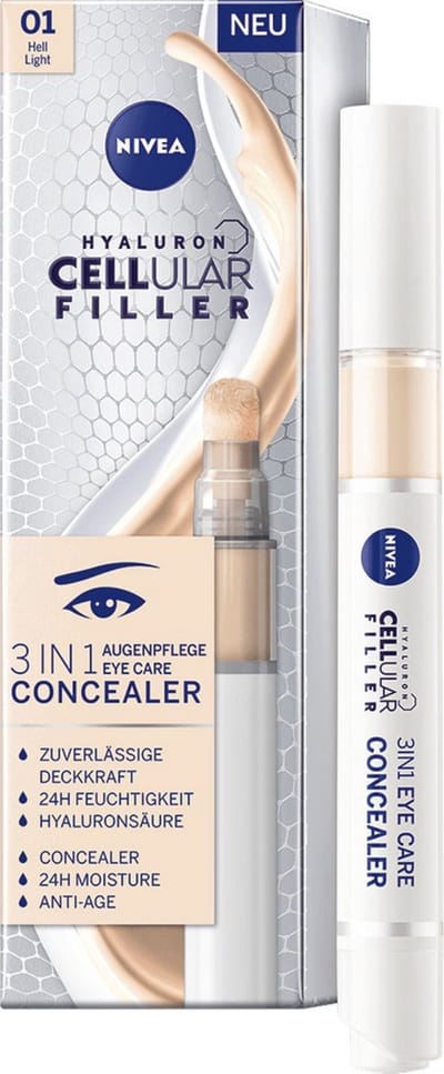 NIVEA Cellular Filler 3 in 1 oogconcealermake-up 4 ml