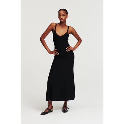 Karl Lagerfeld Sleeveless Knit Dress Black Taglia: S | Maxi abiti Outlet | Donna | Nero