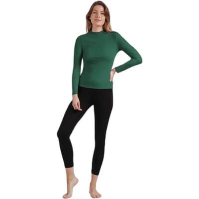 Blouse Admas Top met lange mouwen en opstaande kraag Perkins