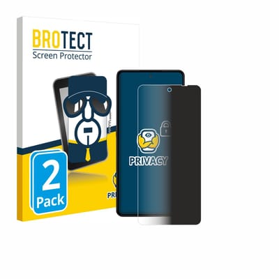 BROTECT - privacy screenprotector voor Gigaset GS6 Pro - Folie Beschermfolie Blauwlichtfilter 2 Stuks