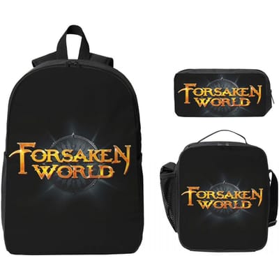Forsakens World Accessoires Rugzak Set voor Meisjes Jongens Etui Sets Schooltas Sets met Lunchbox Voor School Leerlingen Daypack