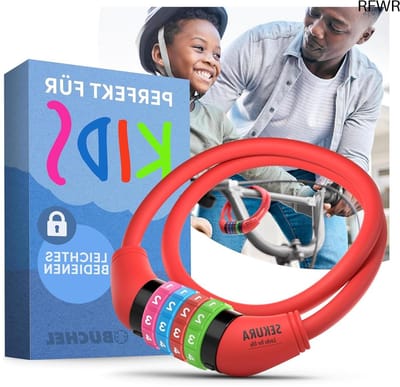 Kleurrijk Sleutelloos Kinderfietsslot met Combinatiecode