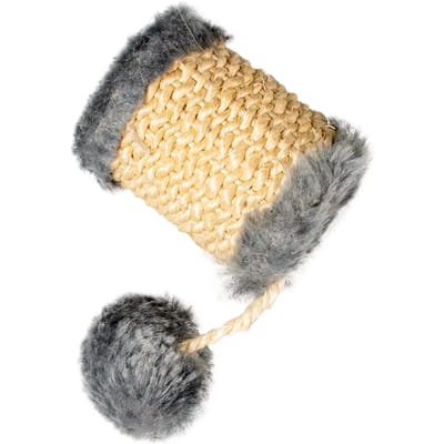 Sisal pluche kattenspeeltje met bal Duvoplus Cushy