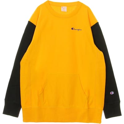 Lichtgewicht sweatshirt met ronde hals Herensweatshirt met ronde hals oranje