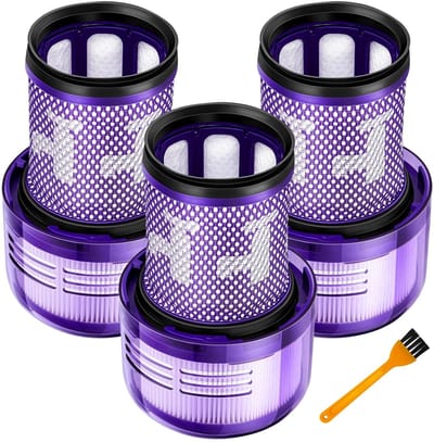 Store_8 - Filter - Stofzuiger Accessoires - Hoogwaardige Kwaliteit - 3Pcs - Duurzaam en Wasbaar - Geschikt voor Dyson V12 Detect Slim - Filter...
