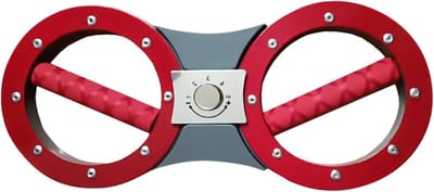 Arm Trainingsapparaat - Kracht Trainer - Spierversterking Thuis - Verstelbare Weerstand - 23 cm Breed - Rood