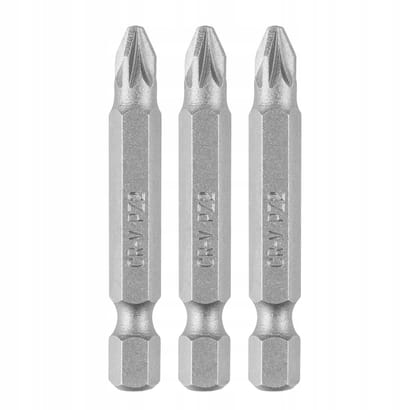 GRAPHITE PZ2-bits - 50 mm lengte, 3 stuks