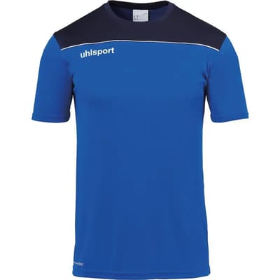 Uhlsport Offense 23 T-Shirt Heren - Royal / Marine / Wit | Maat: XL