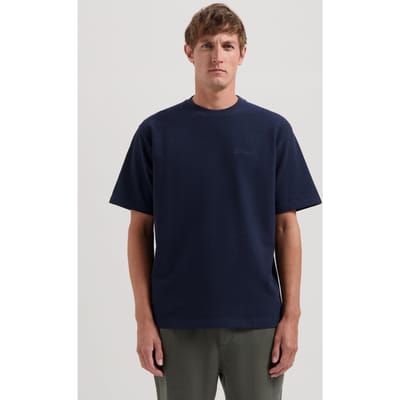 Dstrezzed Ds_lasse Tee Dk. Navy Maat: S | Basic T-Shirts Outlet | Heren | Blauw