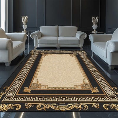 Luxe Goud Grote Tapijten voor Woonkamer Europa Amerika Villa Hal Tapijt Decoratie Bank Kleed Antislip Koffietafels Mat 160*200cm