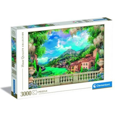 Clementoni - Puzzel - 3000 Stukjes - Terras aan het Meer - Puzzel Voor Volwassenen